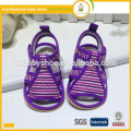 2015 new design soft cotton fabric upper TPR outsole baby sandal